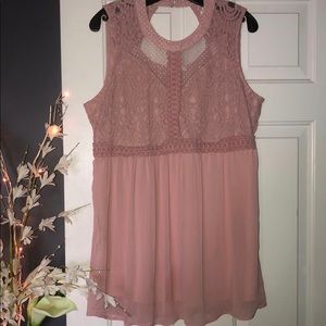 Maurices Victorian Princess Sleeveless Top - XL
